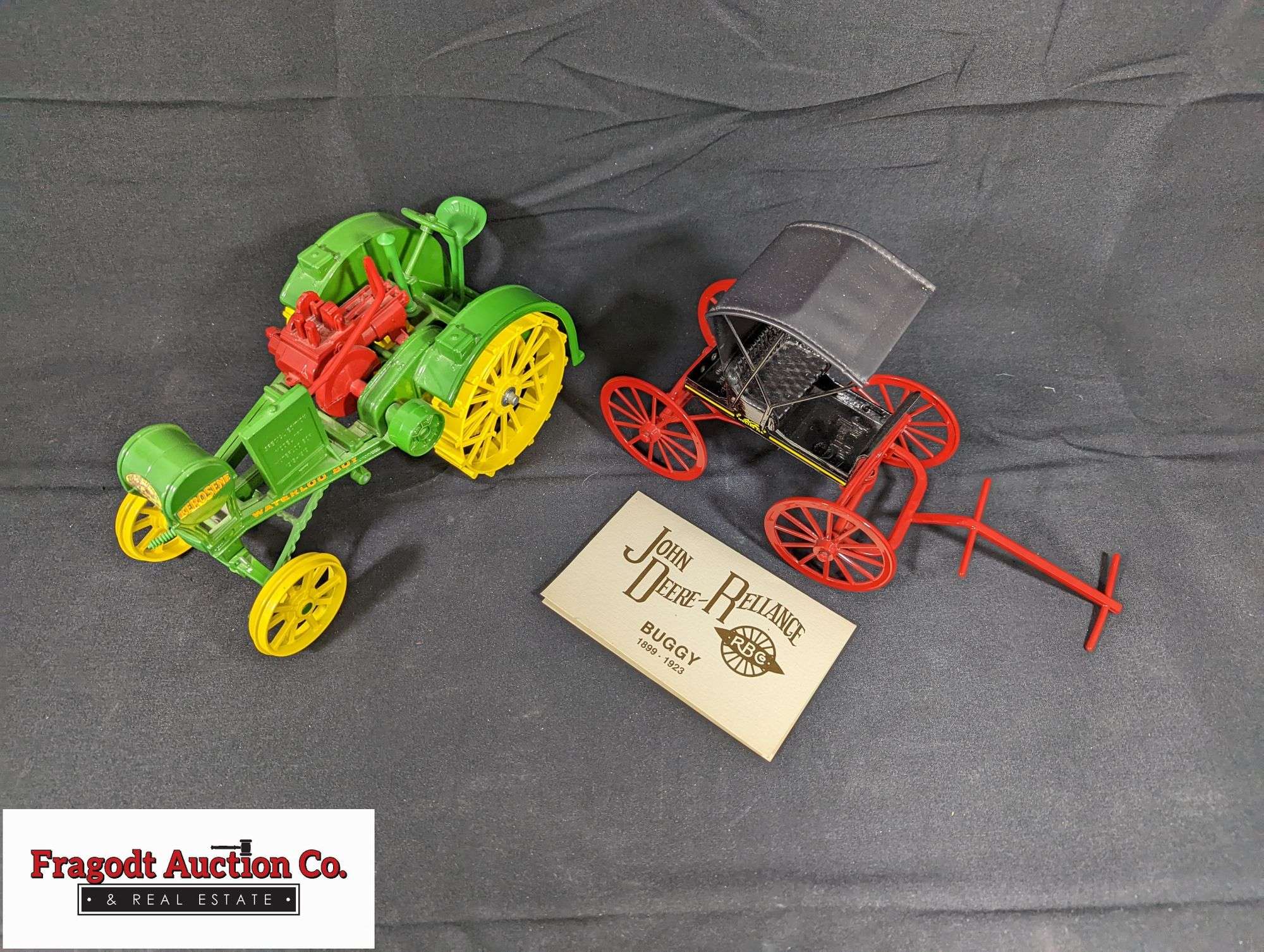 1/16 Scale John Deere Waterloo Boy and John Deere Reliance Buggy