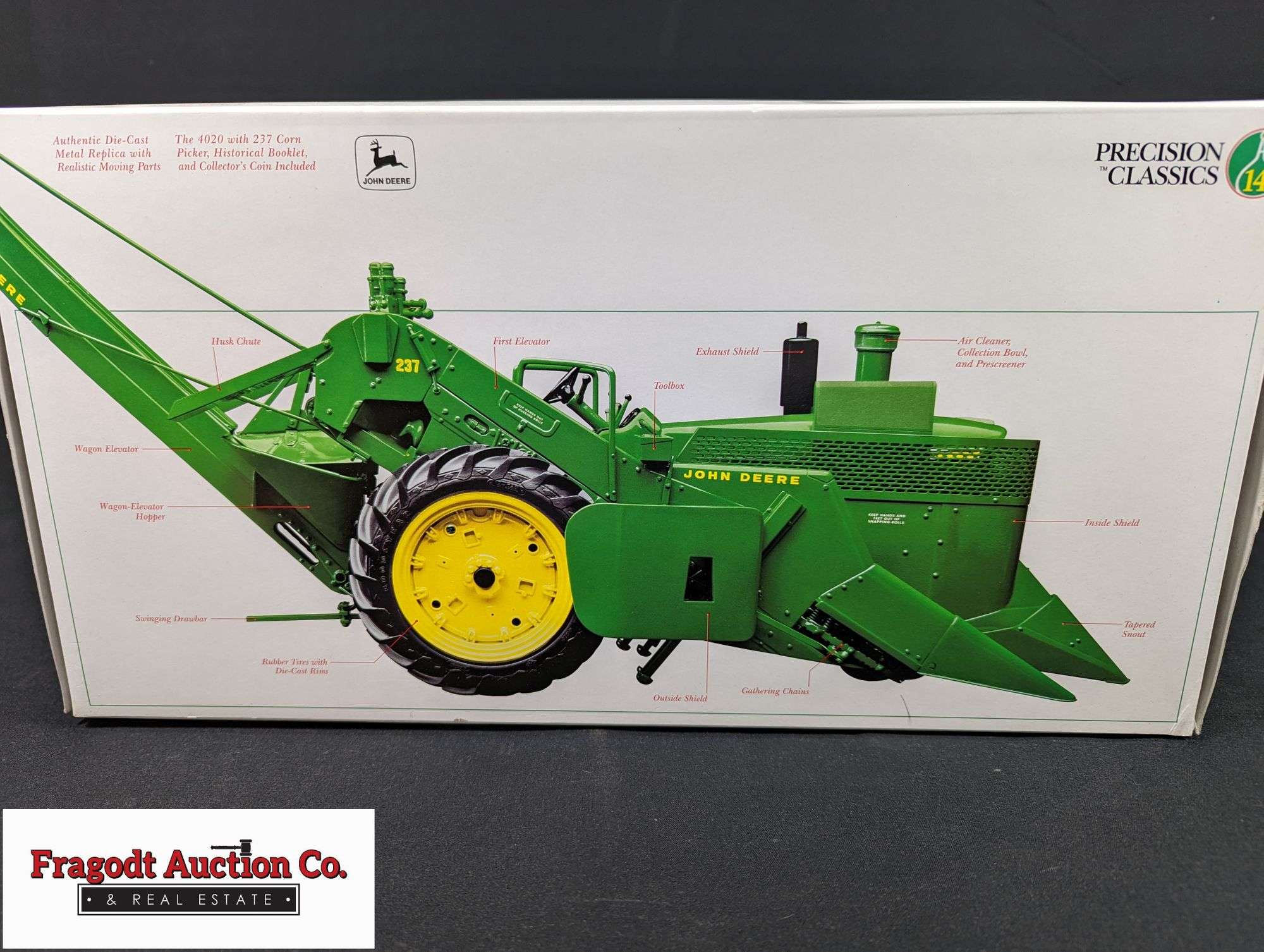 1/16 Scale John Deere 4020 with 237 Corn Picker, Precision