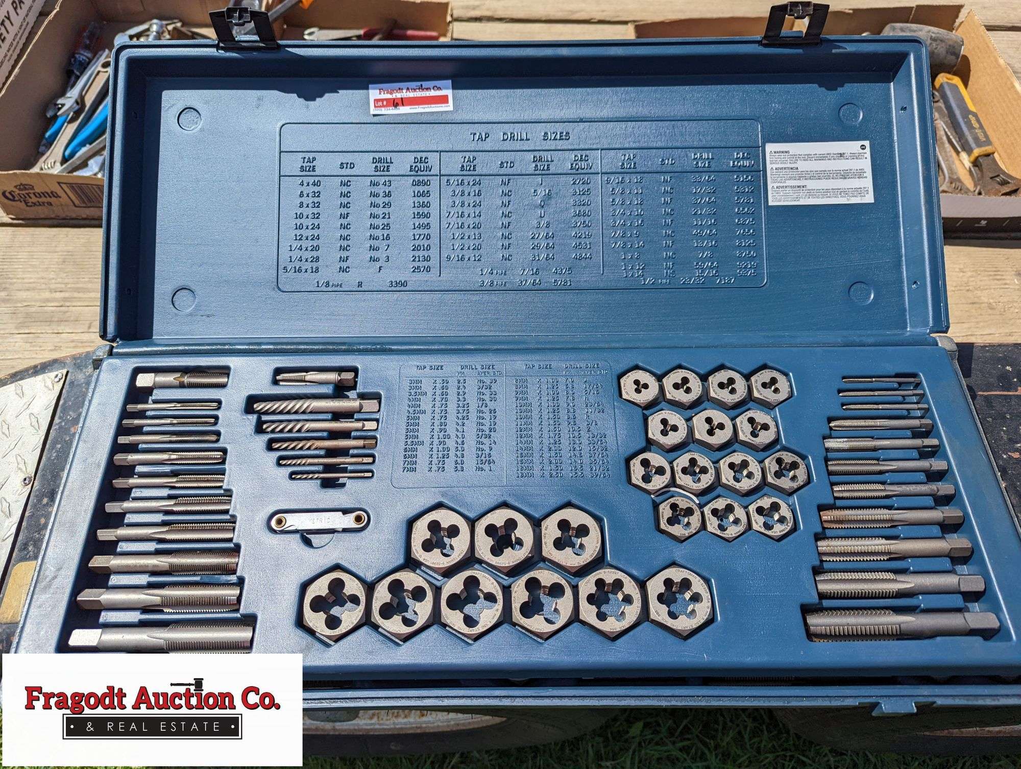 Craftsman 107 Piece Tap & Die Set – Standard and Metric - Fragodt 