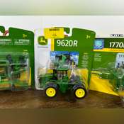 John Deere 1964-72 Series 3020 農業機械模型 John Deere 3020 WF Tractor With Celebration Graphics | Ertl