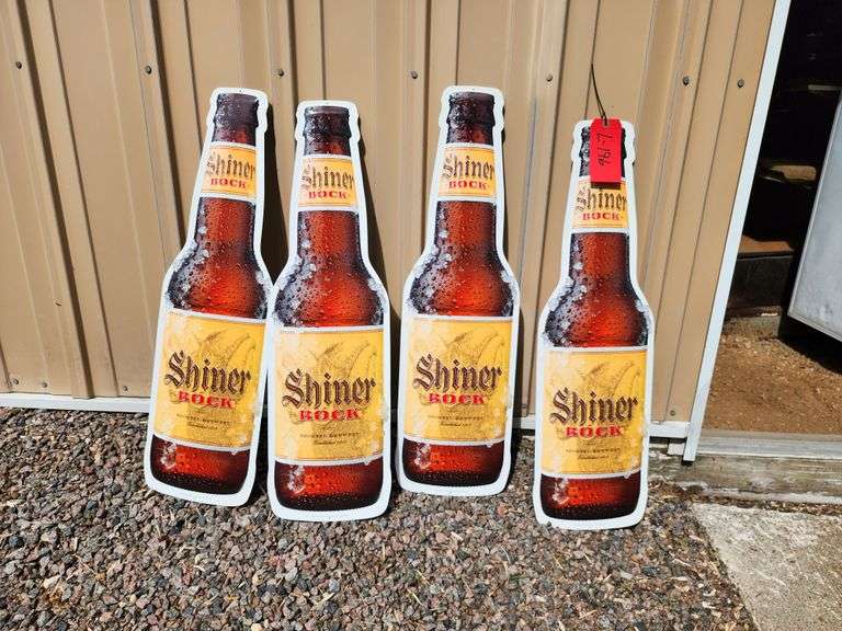 Shiner Beers Texas-Shaped Corrugated Metal Sign – New