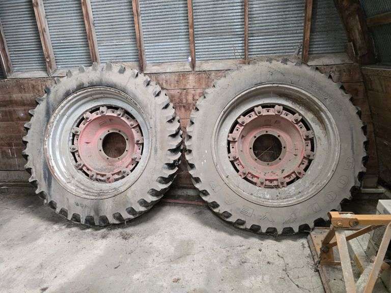 (2) 14.9R46 Goodyear Dyna Torque Radials, Duals Came off Case 2390