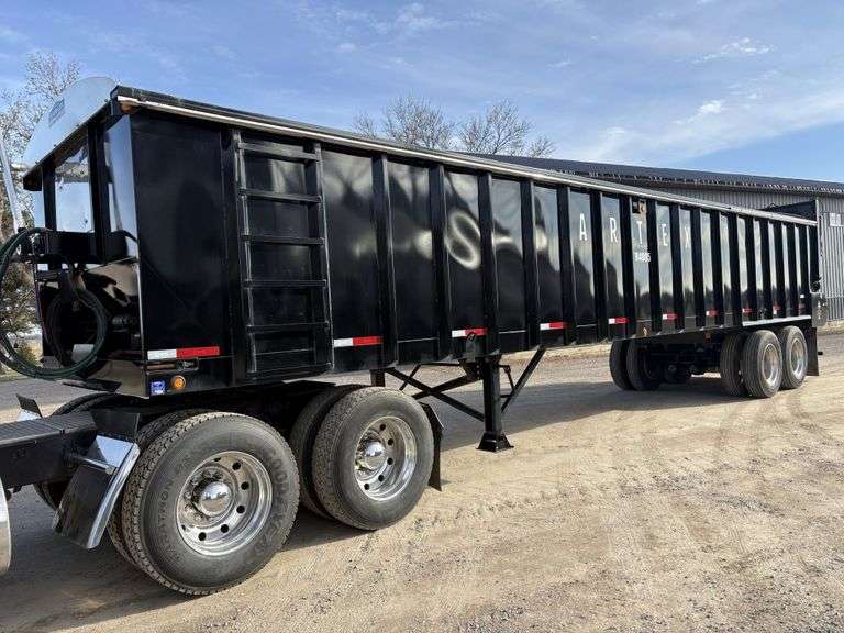 2021 Artex TR4005 LiveBottom Semi Trailer, 40’, 96” Wide, 66” Sides, 11R24.5 on Alum outside, Steel