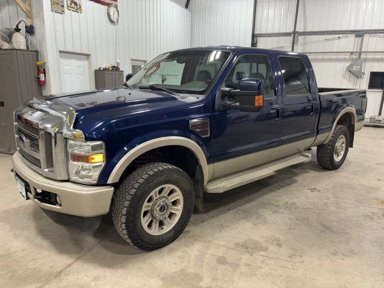 2008 Ford F-350 King Ranch 6.4L Diesel, Deleted, 4x4, 4 Door, Lockout Hubs, LT275/70R18 Tires on Alu
