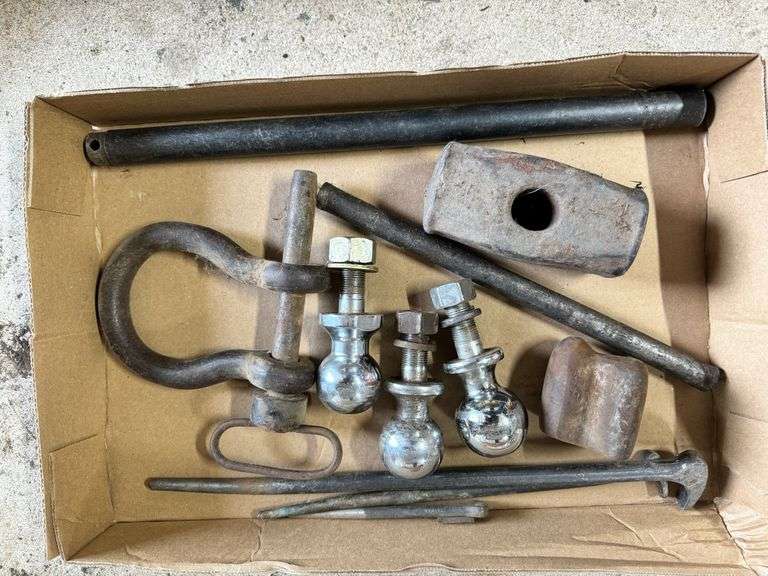 Clevis , 2", (2) 1 7/8" Balls, Pry Bars