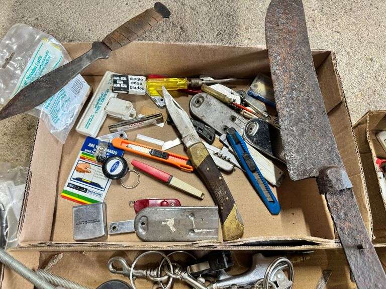 Knives, Saws, Binoculars and Hand Tools