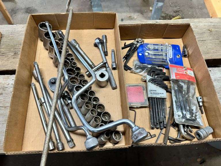 2 Boxes, Allen Keys, Misc Sockets and Extensions