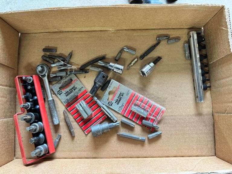 Flare Wrenches, Driver Bits, 2 Boxes