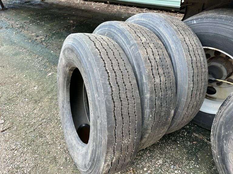 (3) Mix Match Recaps, 295/75R22.5 Lo Pro, NEW