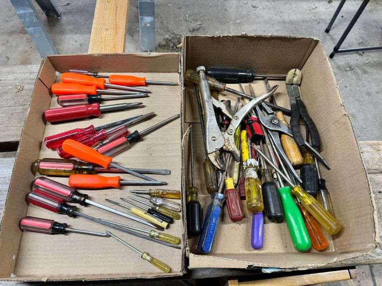 2 Boxes, Screw Drivers