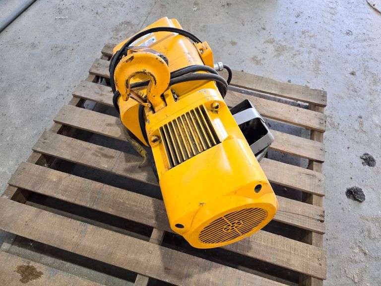 Harrington 2 Ton Electric Hoist, 3 Phase, Working Order