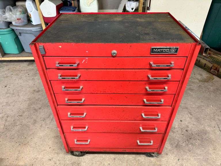 Matco Toolbox, 26.5" Wide, 18" Deep, 38" Tall