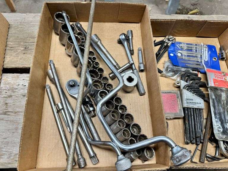 2 Boxes, Allen Keys, Misc Sockets and Extensions