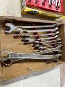 ATD Stub Metric Combination Wrenches, SAE Combination Wrenches, 1/4" - 1", 2 Boxes