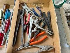 3 Boxes, Nut Drivers, Snap-Ring Pliers, Vise Grips