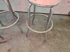 (3) Evinrude Bar Stools with Back Rests