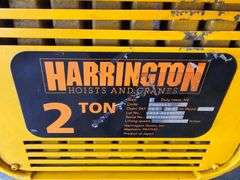 Harrington 2 Ton Electric Hoist, 3 Phase, Working Order