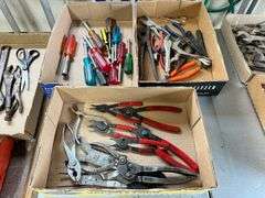 3 Boxes, Nut Drivers, Snap-Ring Pliers, Vise Grips