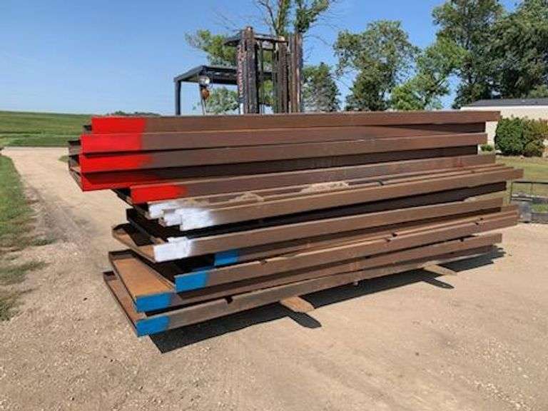 (5) Sheets of Steel, to be Made into Workbenches/Floor/Sides of ...