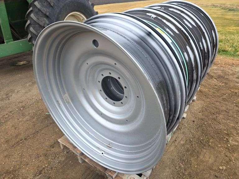 (2) 15 x 50 - 10 Bolt Silver Dual Rims - Fragodt Auction and Real ...