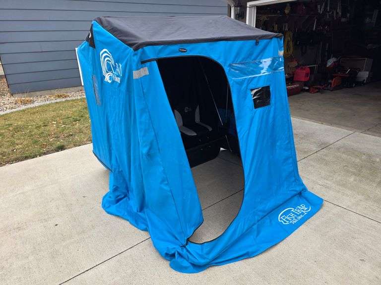 Clam Yukon Fish Trap by Dave Genz 2 Person Portable Fish House