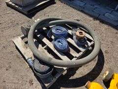 Honda GX120 4.0 Motor and Diaphragm Pump with 400’ of 3” Discharge and Suction Hose, Good Starting E