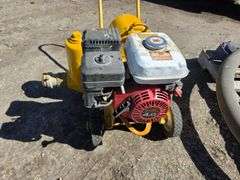 Honda GX120 4.0 Motor and Diaphragm Pump with 400’ of 3” Discharge and Suction Hose, Good Starting E