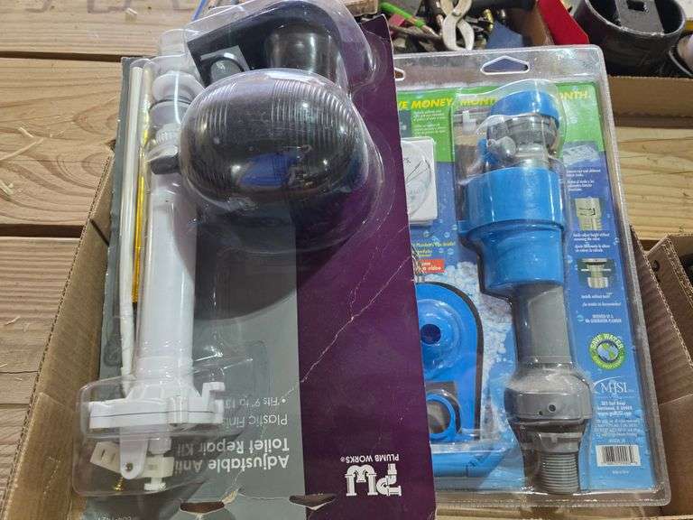 Toilet Repair Kit, Tin Snips, Clamp