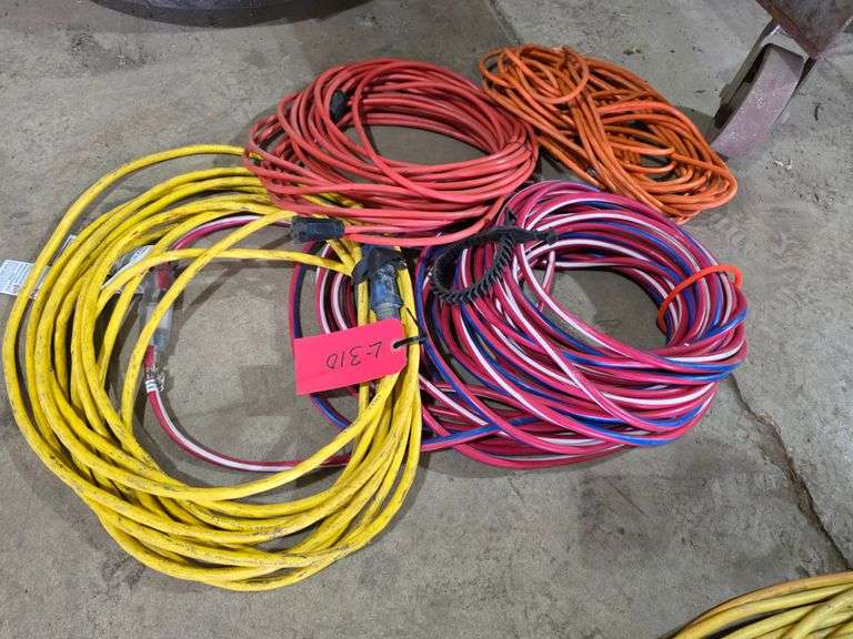 4 Power Cords, Various Sizes and Lengths