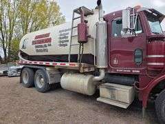 1993 Peterbilt 378 Semi with Septic Suction Tank, Cummins N14 Engine, Shows 580,990 (Actual Unknown)