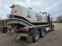 1993 Peterbilt 378 Semi with Septic Suction Tank, Cummins N14 Engine, Shows 580,990 (Actual Unknown)