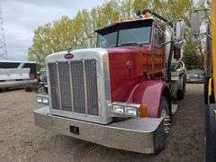 1993 Peterbilt 378 Semi with Septic Suction Tank, Cummins N14 Engine, Shows 580,990 (Actual Unknown)