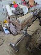Small Block Chevrolet Engine with Stand