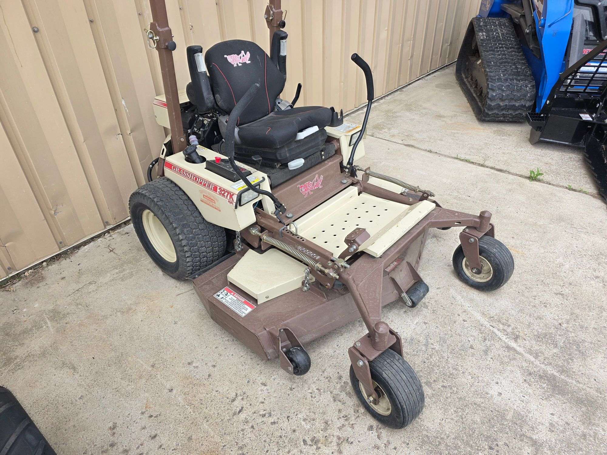 2015 Grasshopper 327K Mid Mount Zero Turn Lawn Mower, Rear