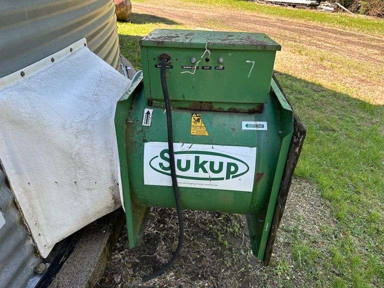 Sukup 20” Grain Fan to be Removed by the Buyer, Single Phase (#7)