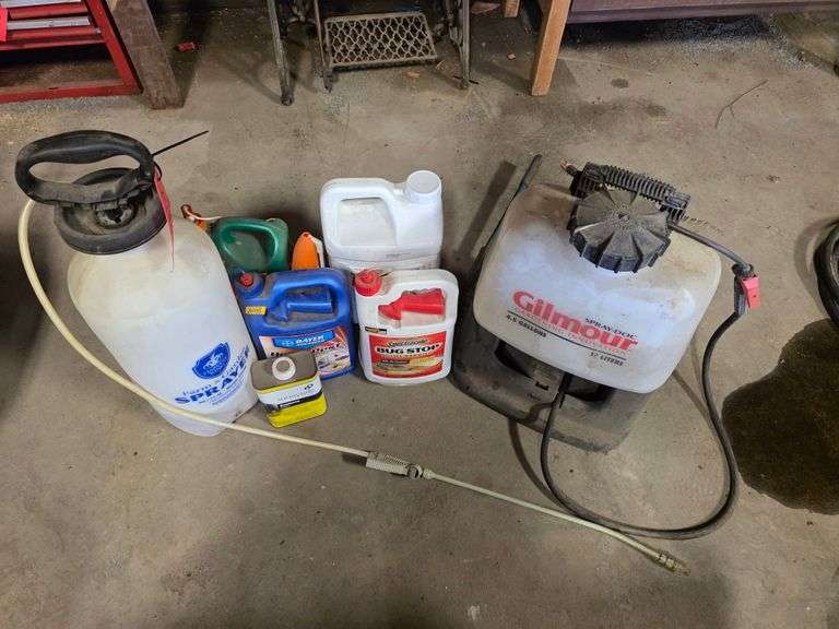 Misc Lawn and Garden Lot, Sprayers, Sprays and More