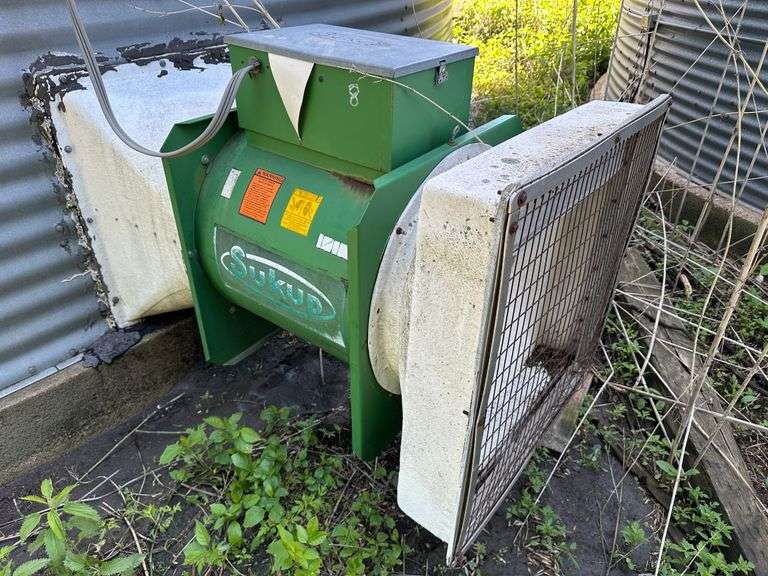 Sukup 20” Grain Fan to be Removed by the Buyer, Single Phase (#8)
