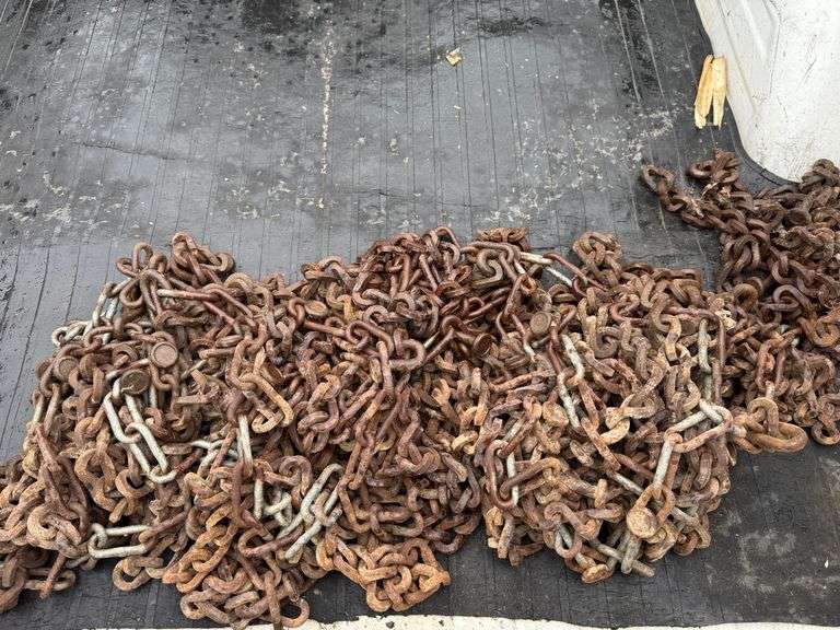 (2) 10’ x 2’ Tire Chains, Buying All for One Money