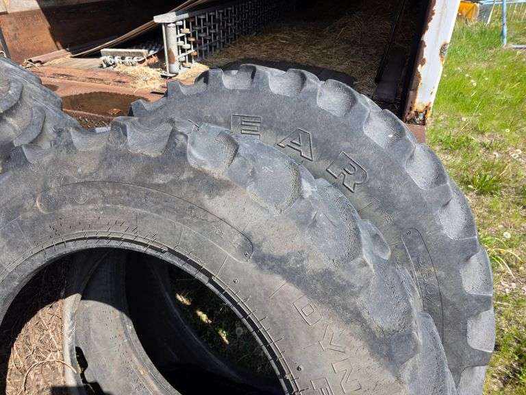 (2) Goodyear 380/85R34 Tires