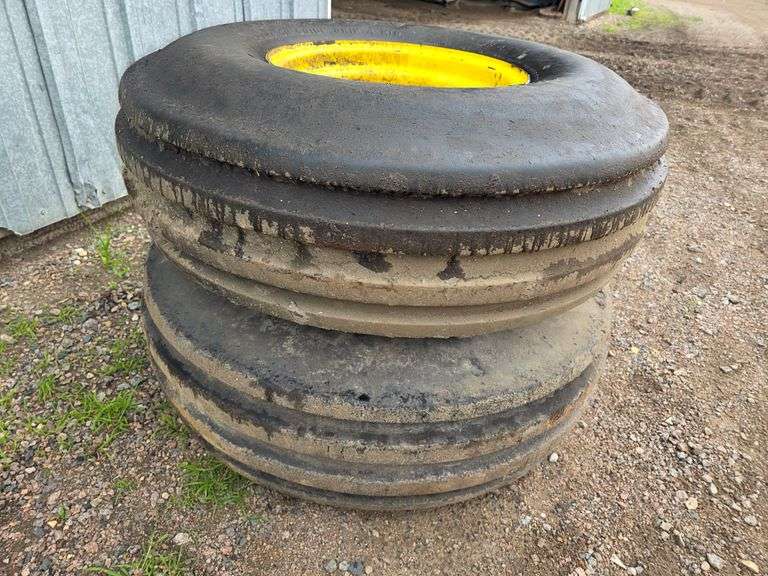 (2) 11:00 x 16 Firestone Tires on 8 Bolt Rims