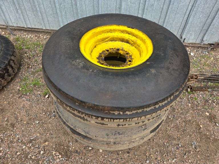 (2) 11:00 x 16 Firestone Tires on 8 Bolt Rims