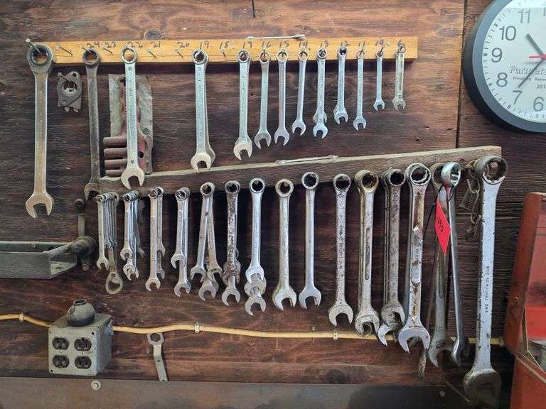 Large Assortment of Open End Wrenches