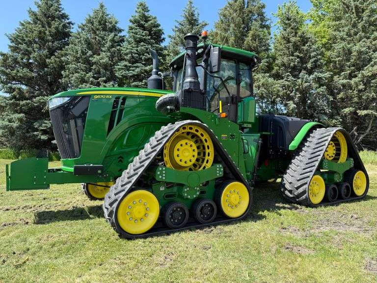 2021 John Deere 9570RX Quad Track Tractor, 1,302 Hours, 18/6 Speed PowerShift Transmission, 30” Trac