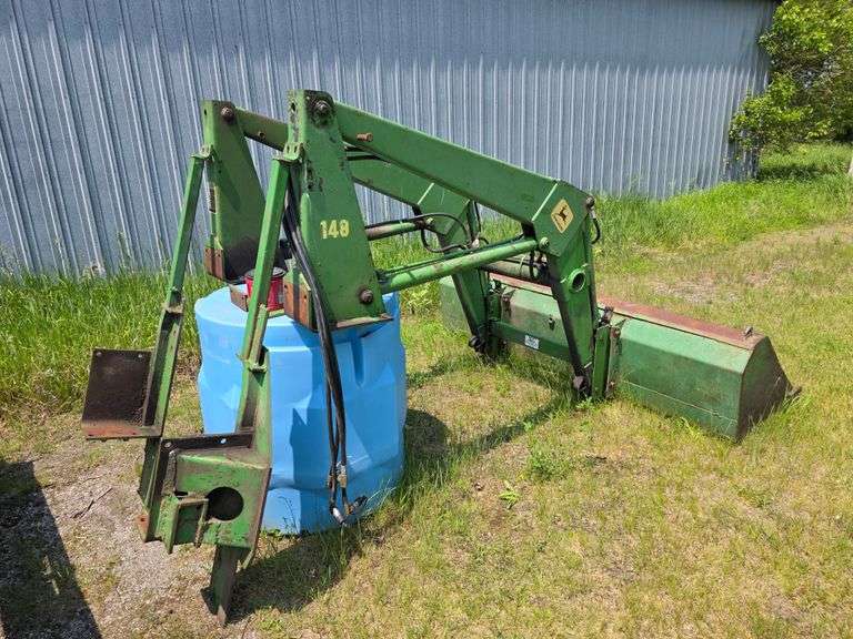 John Deere Model 148 Loader with 8’ Bucket, Comes with Mounting Brackets that came off a John Deere