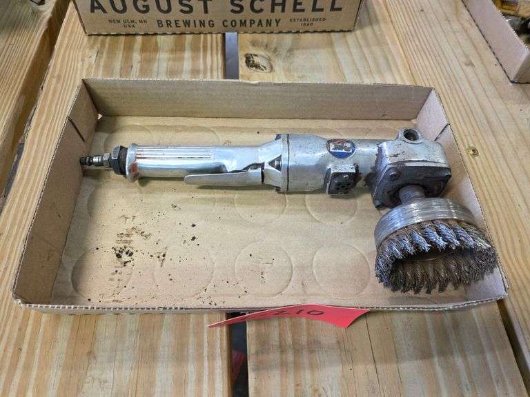 Air Powered Round Wheel Buffer