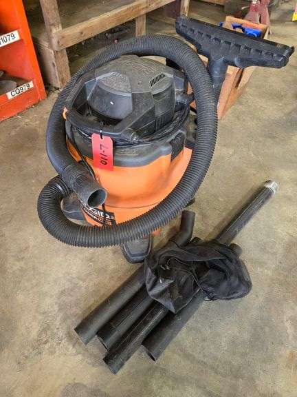 Ridgid Blower Vac, 6.5 Peak HP