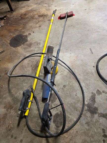 2 Long Hand Wans for Pressure Washer and Misc