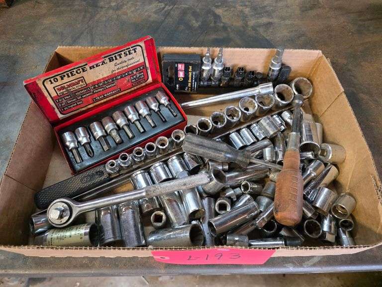 Large Assortment of 3/8” Sockets