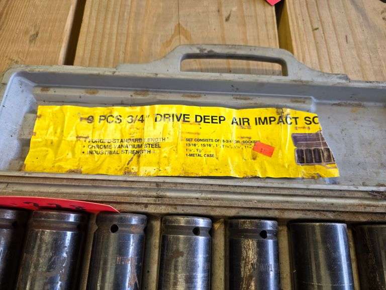 ¾” Deep Drive Air Sockets
