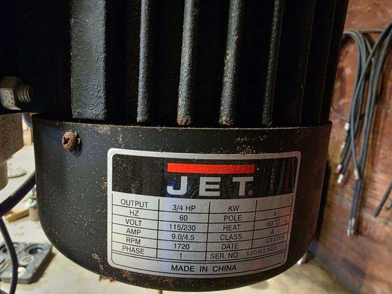 17” Jet Model JDP-17MF Drill Press with Misc Bits